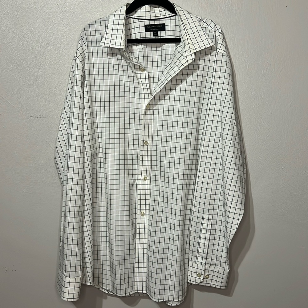 XL White Banana Republic Dress Shirt